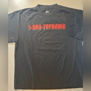 Top Dawg Entainment tde. 1-800 Black tee. New. SZ XXL. Kendrick Lamar graphic te